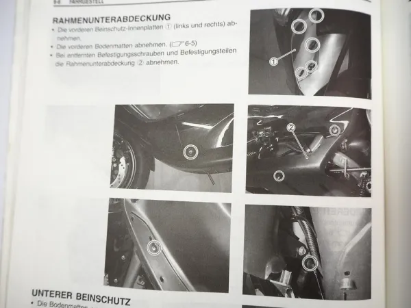 Suzuki UC125 Werkstatthandbuch ab 1999 2000 Reparaturanleitung Wartungsanleitung