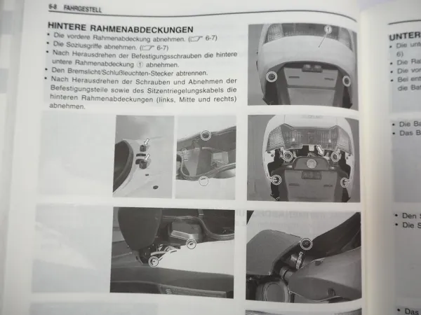 Suzuki UH 125 150 Burgmann Werkstatthandbuch 2002 Reparaturanleitung Wartungsanleitung