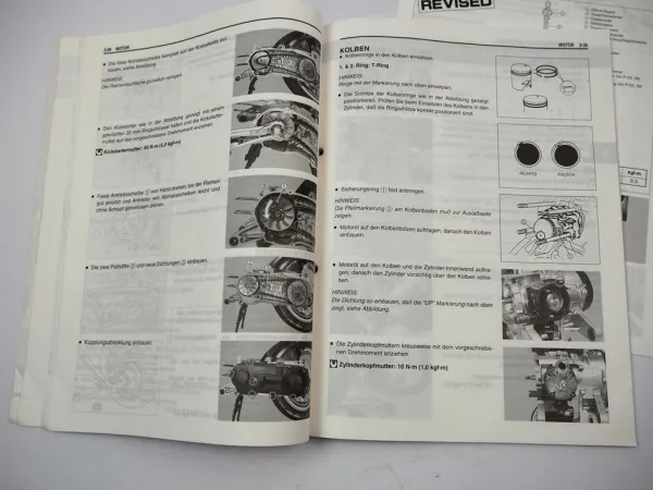 Suzuki UX50W Werkstatthandbuch 1999 Reparaturanleitung Wartungsanleitung Roller