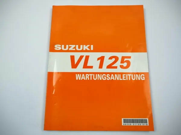 Suzuki VL125 Intruder Werkstatthandbuch 2000 Reparaturanleitung Wartung Deutsch