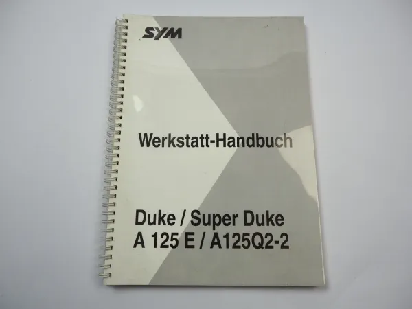 Sym Duke A125 E Super Duke A125 Q2-2 Motorroller Werkstatthandbuch Sanyang