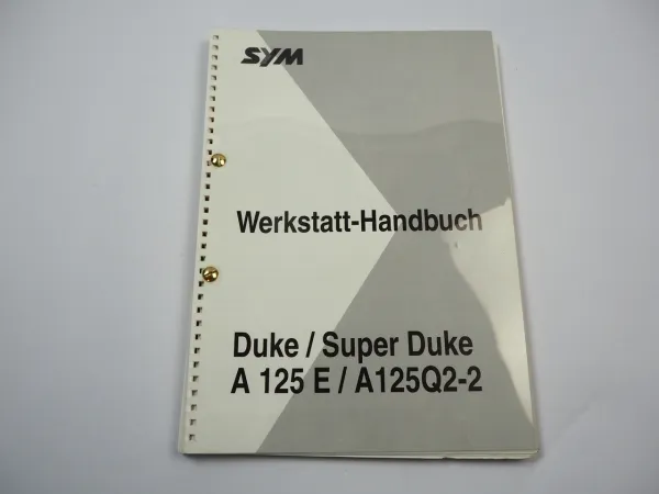 Sym Duke A125 E Super Duke A125 Q2-2 Motorroller Werkstatthandbuch Sanyang