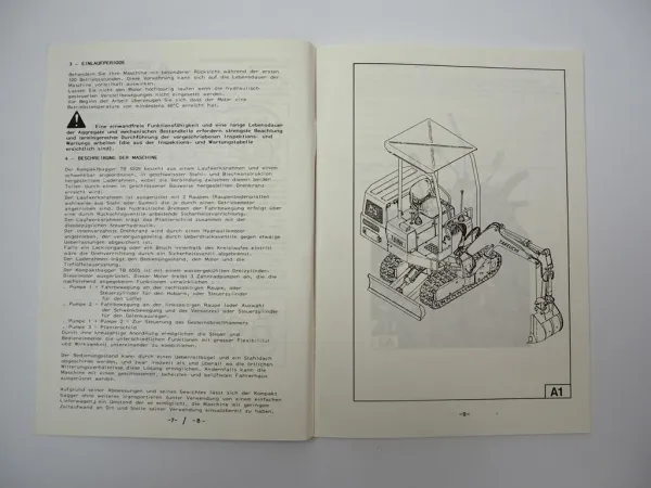 Takeuchi TB 650S 14S Raupenbagger Betriebsanleitung Bedienungsanleitung