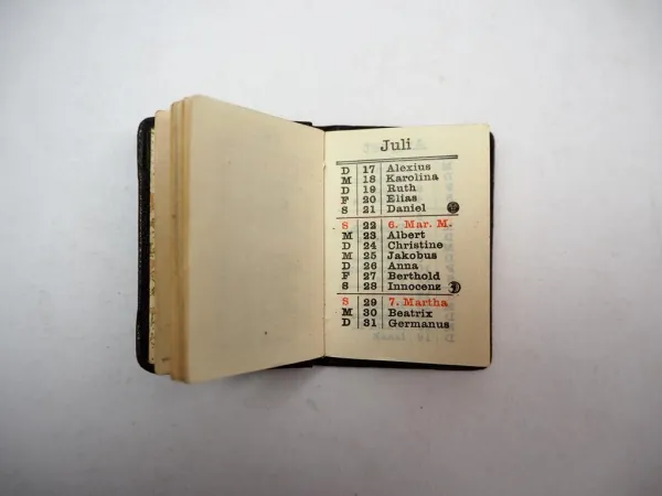 Taschenkalender Carl Klippel Papierhandlung Frankfurt Main Werbung 1906