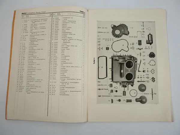 Tatra 27b Lastkraftwagen Ersatzteilkatalog Ersatzteilliste ca. 1940