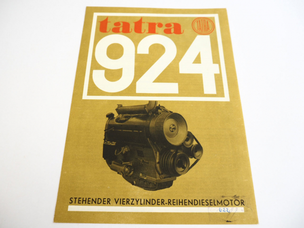 Tatra 924 4 Zylinder Dieselmotor für Prospekt ca 1960er