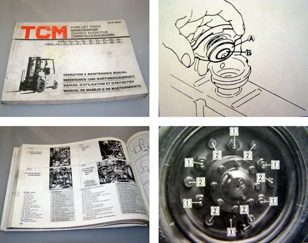 TCM FG10N16S bis FD30Z7S Gabelstapler Fork Lift Truck Bedienung Wartung ab 1987