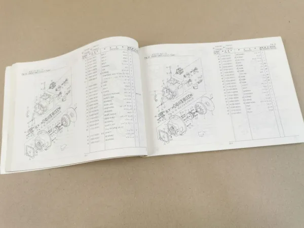 TCM FHG FHD 15 18 N7 Z7 Forklift Truck Parts List Ersatzteilliste in engl 1993