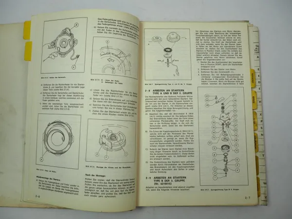 Tecumseh Aspera Zwei- und Viertakt Motoren Werkstatthandbuch Reparaturhandbuch