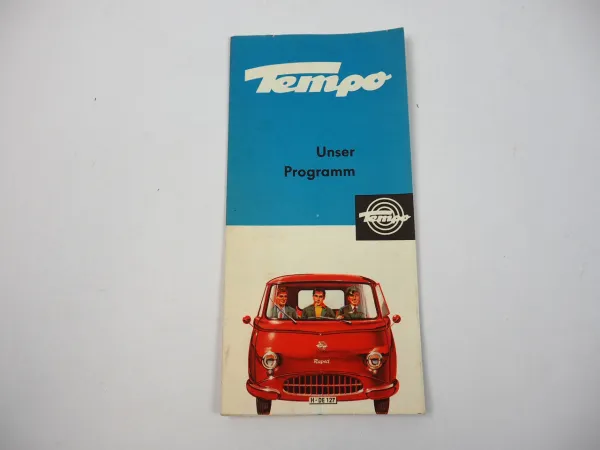 Tempo Wiking Rapid Matador Gesamtprogramm Prospekt 1961