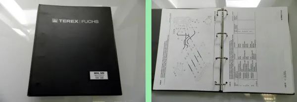 Terex Fuchs MHL 320 Ersatzteilliste Ersatzteilkatalog Parts Catalog 0356-0420