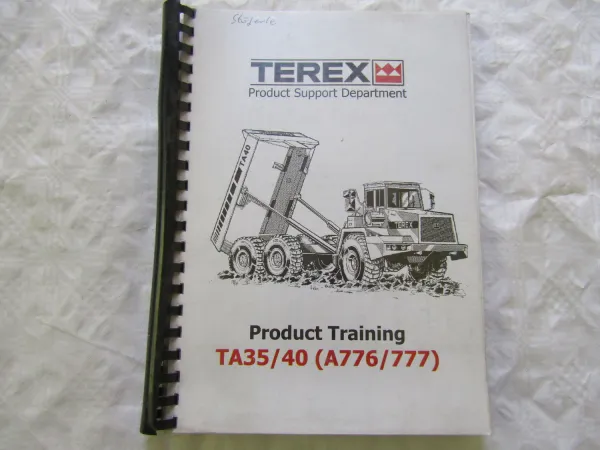 Terex TA 35 40 (A 776 777) Dumptruck Product Training Schulungshandbuch in engl.