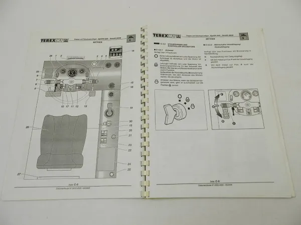 TerexLift Agrilift 625 Telelift 2506 Stapler Betriebsanleitung Wartung 2005
