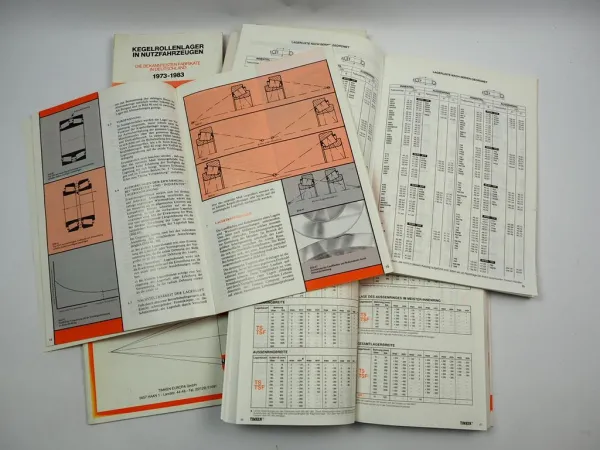 Timken Kegelrollenlager für Nutzfahrzeuge Produktkatalog Technisches Handbuch 1989