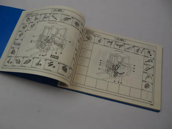 Toyota 02-5FDF10 14 15 18 Forklift Truck Parts Catalog Ersatzteilliste 1992
