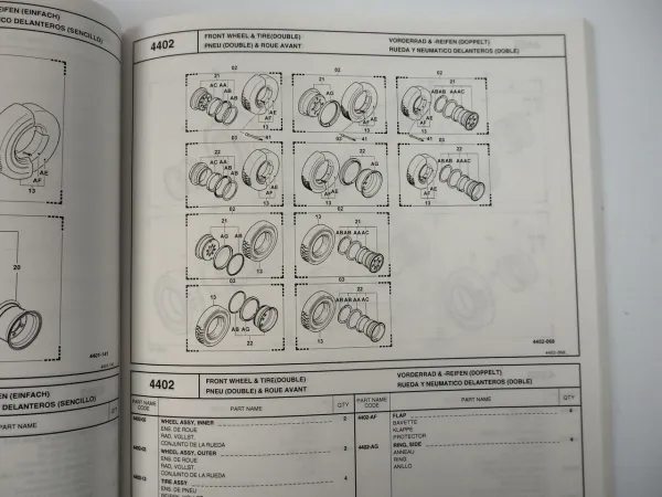 Toyota 02-8 FDF FDKF 15 18 20 25 30 Stapler Parts Catalog Ersatzteilliste 2008