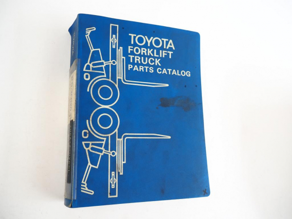 Toyota 2FD/2FG 20 25 FG30 2FD30 Forklift Attachment Parts Catalog1980