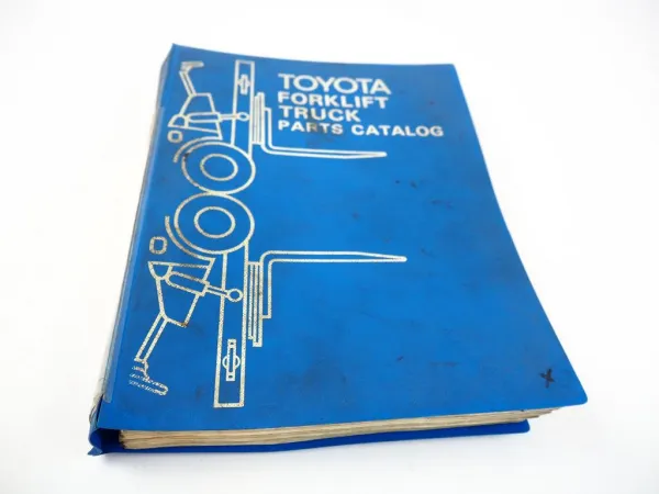 Toyota 2FD 2FG 32 35 40 2FGE30 Forklift Ersatzteilliste Main Parts Catalog 1981