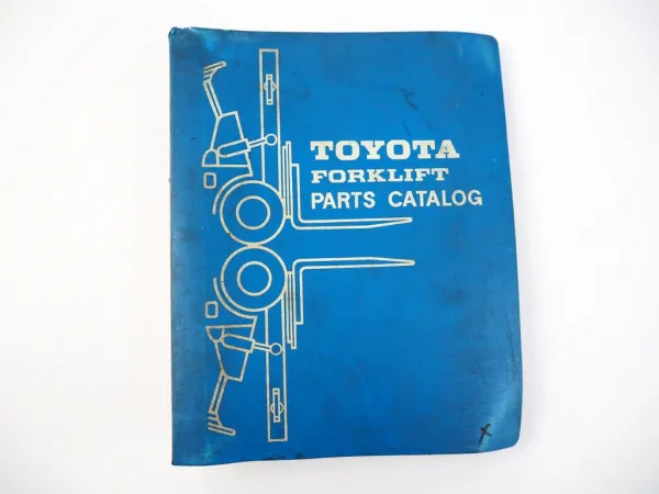 Toyota 2FD FG 2FG 50 60 Forklift Gabelstapler Parts Catalog Ersatzteilliste1976