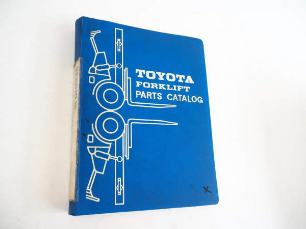 Toyota 2FGC 10 15 Forklift Gabelstapler Ersatzteilliste Main Parts Catalog 1977