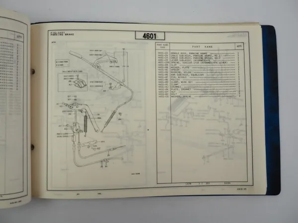 Toyota 3FD 28 30 Forklift Truck Gabelstapler Parts Catalog Ersatzteilliste