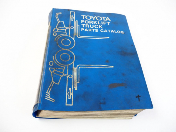 Toyota 3FD 3FG 40-3FD 50 60 FD70 Forklift Parts Catalog Ersatzteilliste 1981