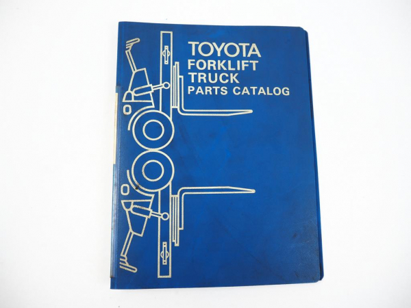 Toyota 3FD 3FG 50 60 40-3FD 50 60 FD70 Forklift Attachment Parts Catalog 1981