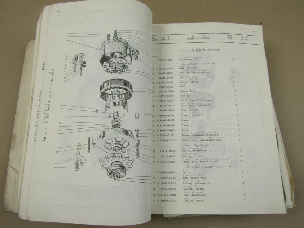 Toyota 3FG 2FD 10 14 15 Forklift Parts List Ersatzteilliste Ersatzteilkatalog