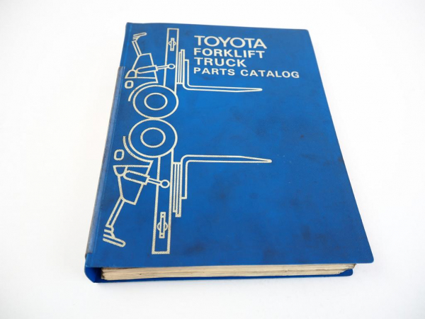 Toyota 3FGC 10 13 15 Forklift Parts Catalog Ersatzteilliste1980