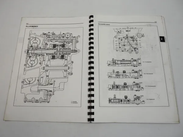 Toyota 4Y 1DZ II 2Z Gabelstapler Getriebe Drehmomentwandler Schulung