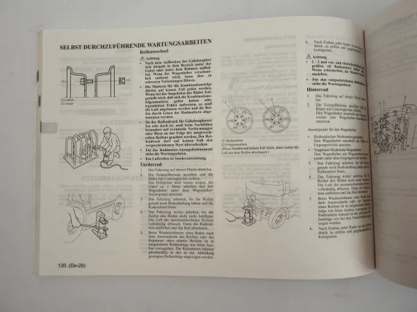 Toyota 7FBMF 16 18 20 25 30 35 40 45 50 Gabelstapler Betriebsanleitung