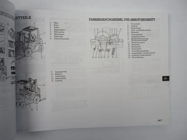 Toyota 8 FGF FDF FGKF FDKF FGJF FDJF 15 18 20 25 30 35 Stapler Betriebsanleitung