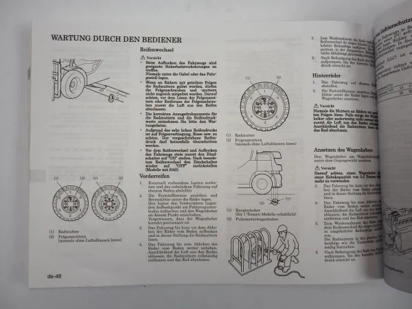 Toyota 8 FGF FDF FGKF FDKF FGJF FDJF 15 18 20 25 30 35 Stapler Betriebsanleitung