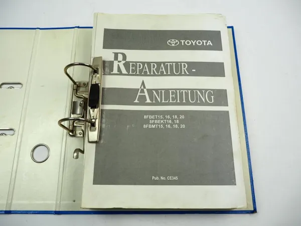 Toyota 8FB ET EKT MT 15 16 18 20 Gabelstapler Werkstatthandbuch Reparatur 2008