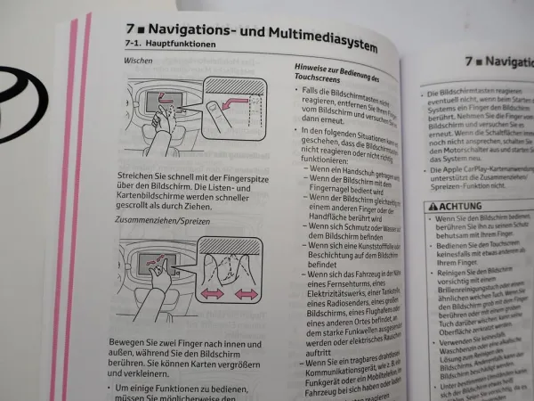 Toyota Aygo X Bedienungsanleitung Betriebsanleitung 2023 Bordmappe Deutsch