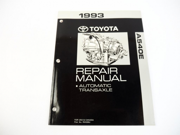 Toyota Camry 1993 Repair Manual Automatic Transaxle A540E