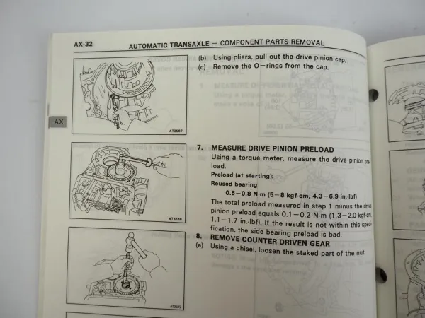 Toyota Camry 1993 Repair Manual Automatic Transaxle A540E