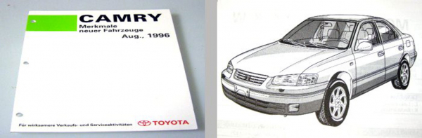 Toyota Camry 4 SXV20 MCV20 Fahrzeugmerkmale Werkstatthandbuch 1996