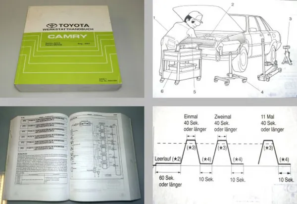 Toyota Camry 5 ab 2001 Werkstatthandbuch für Diagnose Fehlersuche