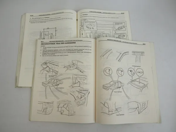 Toyota Camry SV20 SV21 CV20 Werkstatthandbuch Kollisionsschäden ab 8/1986