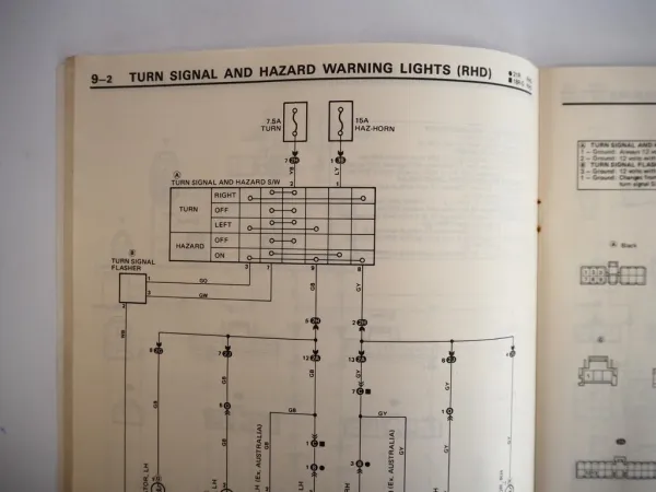 Toyota Celica 1982 RA60 61 63 TA60 Electrical Wiring Diagram
