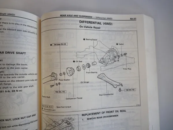 Toyota Celica 1989 ST162 ST165 Repair Manual for USA Canada