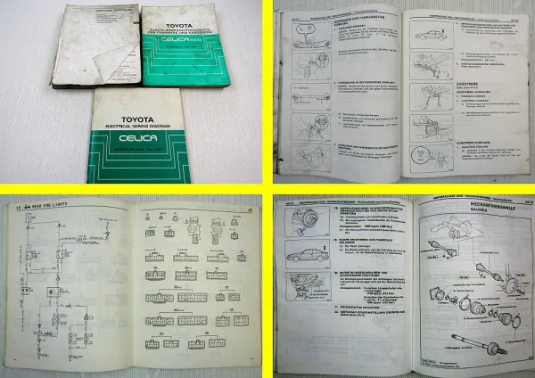 Toyota Celica AT160 ST162 Werkstatthandbuch Electrical Wiring Diagram 1985 - 87