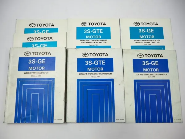 Toyota Celica MR2 2.2 l 16V Motor 3S-GE 3S-GTE Werkstatthandbuch 1993 1994 1996