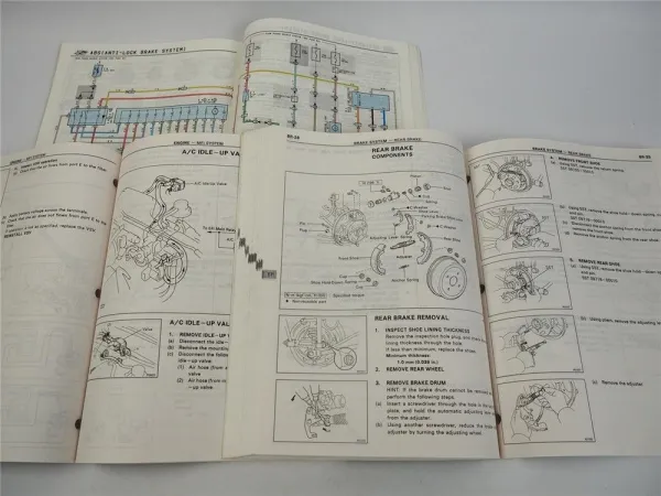 Toyota Corolla 1993 Service Repair Workshop Manual AE 101 102 for USA Canada