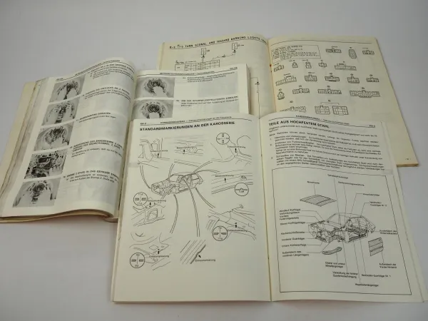 Toyota Corolla FF AE80 AE82 CE80 Werkstatthandbuch Schaltpläne 1983