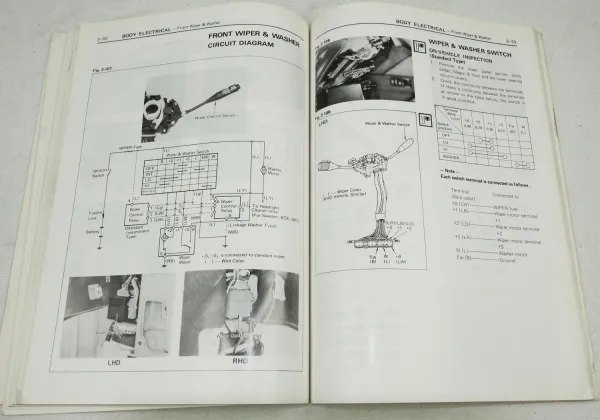 Toyota Corolla KE TE E70 Repair manual for body 1979