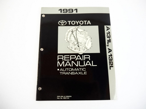 Toyota Corolla Tercel 1991 Repair Manual Automatic Transaxle A131L A132L