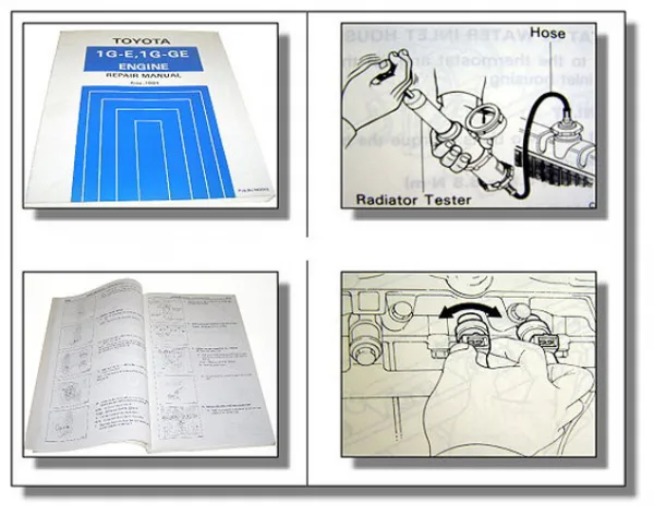 Toyota Cressida GX71 Repair Workshop Manual for Engine 1G-E 1G-GE