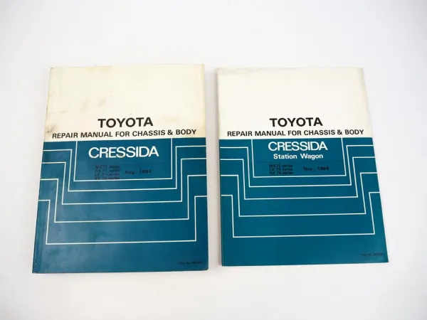 Toyota Cressida MX73 MX72 GX71 LX70 LX71 RX70 1984 Repair manual in 2 Volumes